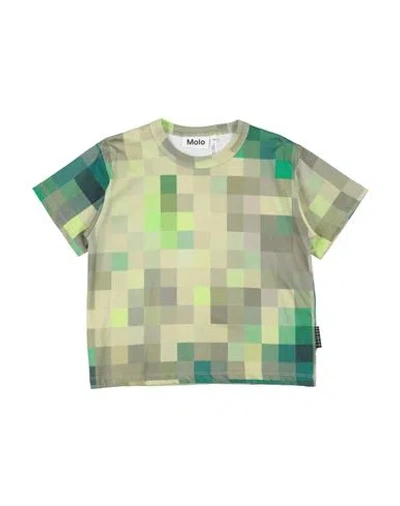 Molo Babies'  Toddler Boy T-shirt Sage Green Size 4 Organic Cotton