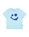 Molo Toddler Boy T-shirt Sky Blue Size 5 Organic Cotton In Blue