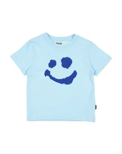 Molo Babies'  Toddler Boy T-shirt Sky Blue Size 5 Organic Cotton