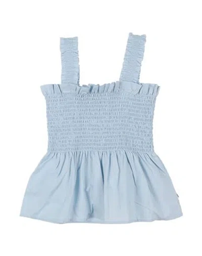 Molo Babies'  Toddler Girl Top Sky Blue Size 7 Organic Cotton