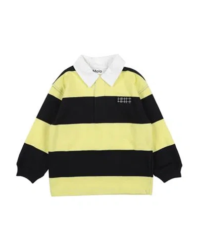 Molo Babies'  Toddler Polo Shirt Yellow Size 7 Organic Cotton