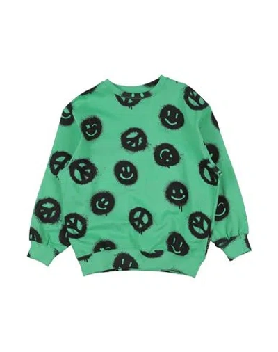 Molo Babies'  Toddler Sweatshirt Green Size 7 Cotton