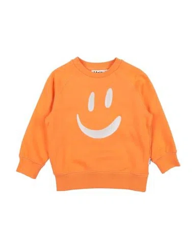 Molo Babies'  Toddler Sweatshirt Orange Size 7 Organic Cotton