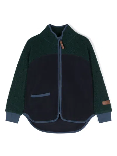 Molo Kids' Ulani Fleece Jacket In Blue