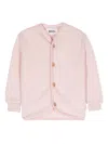 Molo V-neck Merino Wool Cardigan In Pink