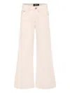 Molo White Jeans For Girl In Neutrals