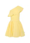 Molo Yellow Dress For Girl In Yellow