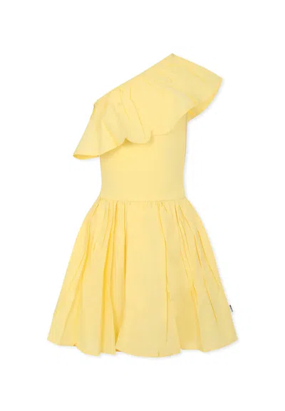 Molo Kids' Yellow Dress For Girl