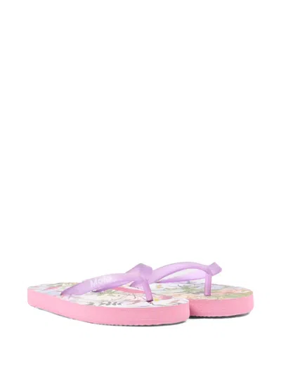 Molo Zeppo Flip Flops In Pink
