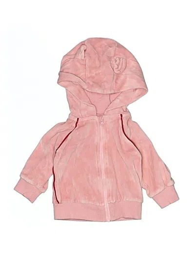 Pre-owned Molo Kids' Zip Up Hoodie In Pink
