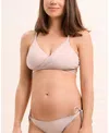 Moloco Jojo Nursing Bikini Top In Dusty Rose