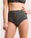 Moloco Nina High Waist Bikini Bottom In Gardenia
