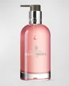 MOLTON BROWN 6.8 OZ. RHUBARB & ROSE HAND WASH IN GLASS BOTTLE