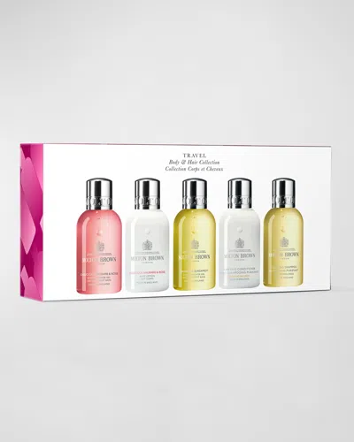 Molton Brown Body And Hair Travel Set, 5 X 3.4 Oz. In White