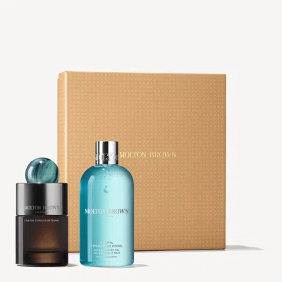 Molton Brown Coastal Cypress & Sea Fennel Eau De Parfum Gift Set In Transparent