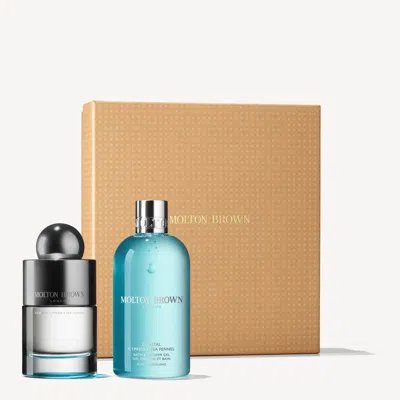 Molton Brown Coastal Cypress & Sea Fennel Eau De Toilette Gift Set In Transparent