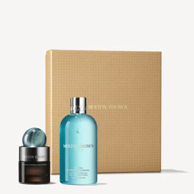 Molton Brown Coastal Cypress & Sea Fennel Fragrance & Body Gift Set In Multi