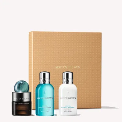 Molton Brown Coastal Cypress & Sea Fennel Fragrance Layering Set In Multi