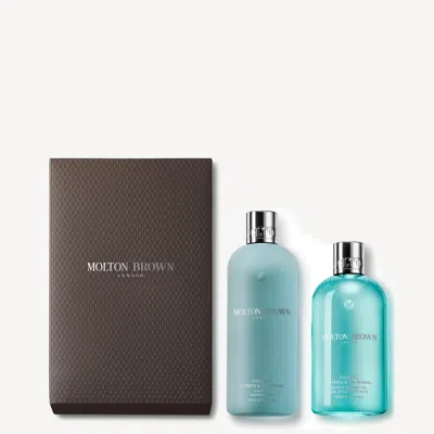 Molton Brown Coastal Cypress & Sea Fennel Hair & Body Care Gift Set In Blue