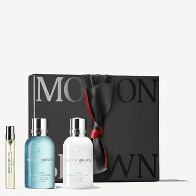 Molton Brown Coastal Cypress & Sea Fennel Scent Layering Set In Transparent