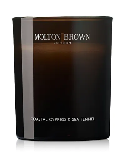 Molton Brown Coastal Cypress & Sea Fennel Signature Scented Candle 6.7 Oz. In Brown
