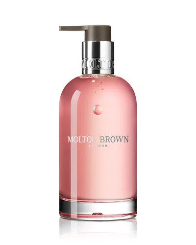 Molton Brown Delicious Rhubarb & Rose Fine Liquid Hand Wash 6.8 Oz. In Transparent