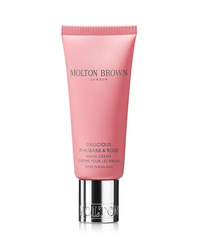 Molton Brown Delicious Rhubarb & Rose Hand Cream 1.4 Oz. In Transparent
