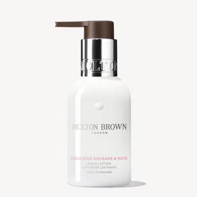 Molton Brown Delicious Rhubarb & Rose Hand Lotion 3.4fl. Oz. In Transparent