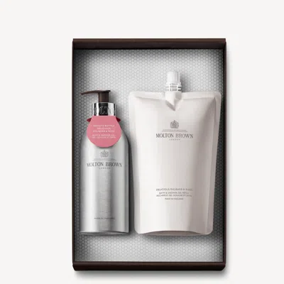 Molton Brown Delicious Rhubarb & Rose Infinite Bottle Body Care Gift Set