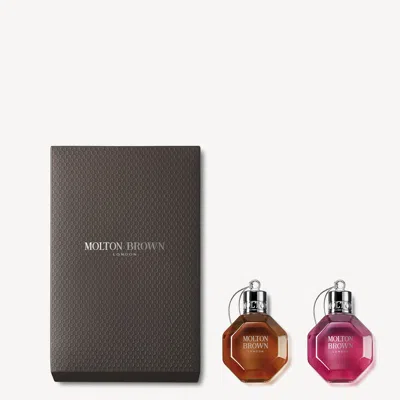 Molton Brown Festive Bath & Shower Gel Festive Bauble Duo In Multi