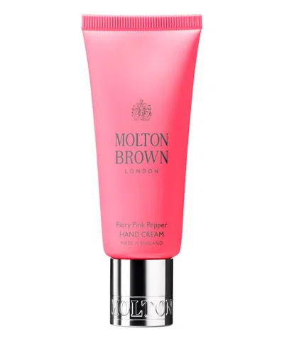 Molton Brown Fiery Pink Pepper Hand Cream Travel Size 40 ml In White