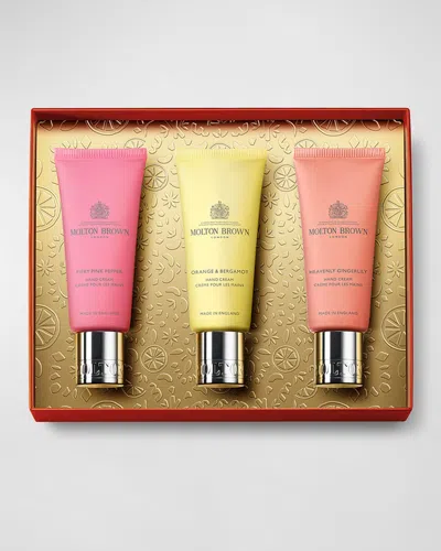 Molton Brown Floral & Spicy Hand Care Collection, 3 X 1.4 Oz. In White