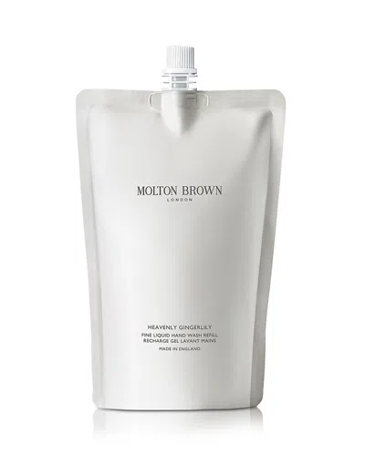 Molton Brown Heavenly Gingerlily Fine Liquid Hand Wash Refill 13.5 Oz. In Transparent