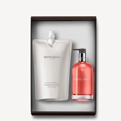 Molton Brown Heavenly Gingerlily Hand Wash Refill Gift Set In Transparent