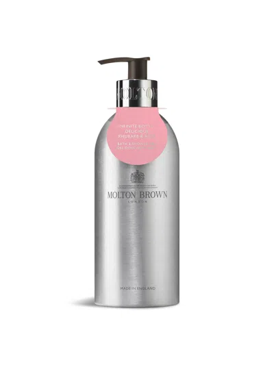 Molton Brown Infinite Bottle Delicious Rhubarb Rose Bath Shower Gel, Size 400ml