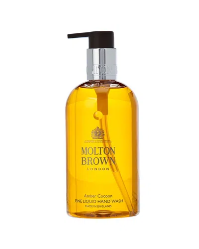 Molton Brown London 300ml Amber Cocoon Fine Liquid Hand Wash In Transparent