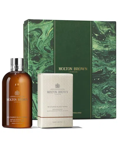 Molton Brown London Unisex 10 & 8.8oz Re-charge Black Pepper Body Care Gift Set