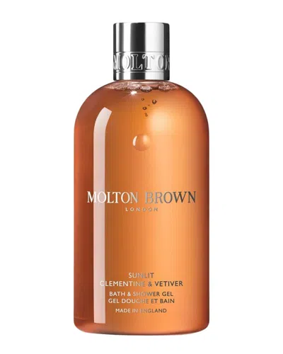 Molton Brown London Unisex 10oz Sunlit Clementine & Vetiver Bath & Shower Gel In Orange