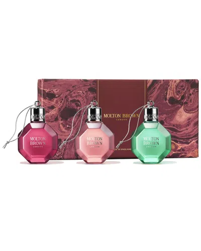 MOLTON BROWN LONDON MOLTON BROWN LONDON UNISEX 3 X 2.5OZ FESTIVE BAUBLE GIFT SET