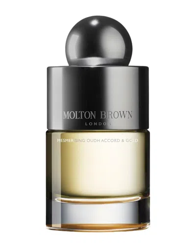 Molton Brown London Unisex 3.4oz Mesmerizing Oudh Accord And Gold Eau De Toilette In Transparent