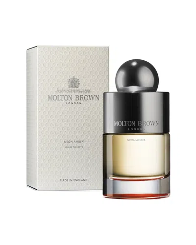 Molton Brown London Unisex 3.4oz Neon Amber Eau De Toilette In Transparent