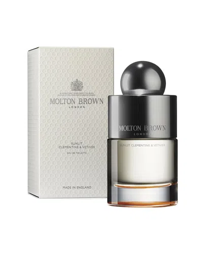 Molton Brown London Unisex 3.4oz Sunlit Clementine & Vetiver Eau De Toilette In Transparent