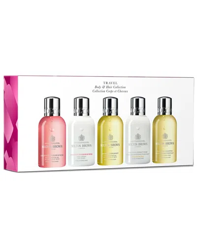 Molton Brown London Unisex 5 X 3.3oz Travel Body & Hair Collection In Orange