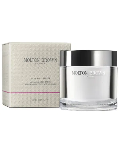 Molton Brown London Unisex 6.6oz Fiery Pink Pepper Refillable Body Cream In Transparent