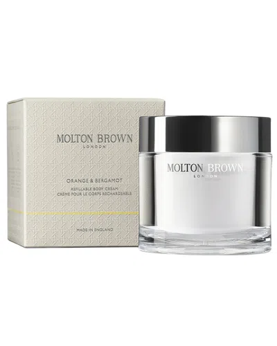 Molton Brown London Unisex 6.6oz Orange & Bergamot Refillable Body Cream In Transparent