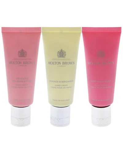 Molton Brown London Unisex Floral And Spicy Hand Care Collection 3pc Set In Transparent