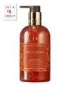 Molton Brown London Unisex Marvellous Mandarin & Spice Fine Liquid Hand Wash With $5 Credit