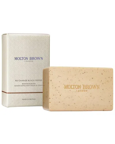 Molton Brown London Unisex Re-charge Black Pepper Bodyscrub Bar 250g In Transparent