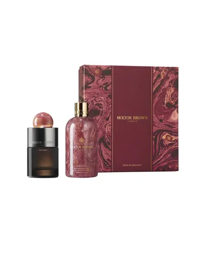 Molton Brown London Unisex Rose Dunes Fragrance Gift Set In Red