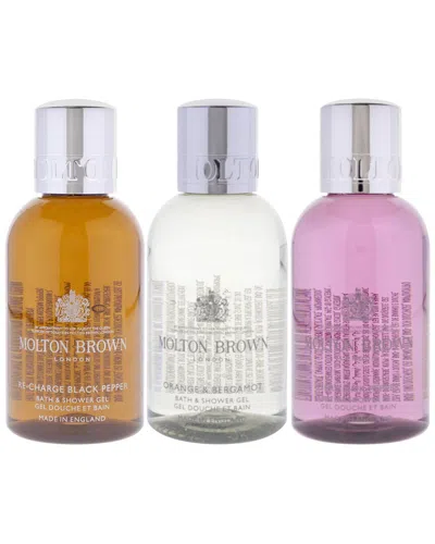 Molton Brown London Unisex Spicy And Cytrus Body Care Collection 3pc Set In White